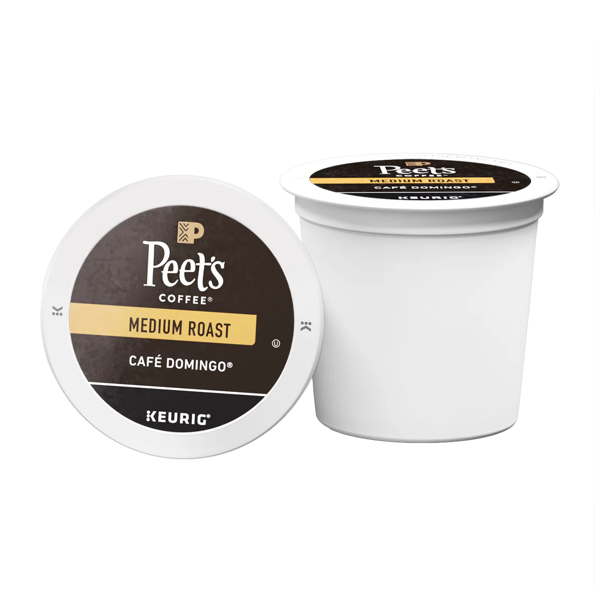 Peet's Coffee, Medium Roast K-Cup Pods for Keurig Brewers - Cafe Domingo 32 Count (1 Box of 32 K-Cup Pods)
