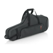Gator Cases GL-TENOR-SAX-A Lightweight Rigid Nylon Tenor Saxophone Case, Black