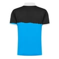 thumbnail image 5 of Chbgutlmr T Shirts for Men Lapel Neck Quarter Zip Summer Short Sleeve Loose Casual Color Block Shirts, 5 of 5