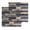 Multicolor, variant on Navy Blue Brown Wood Kitchen Dish Towels for Drying Dishes Set of 2, Farmhouse Vintage Wooden Waffle Weave Microfiber Hand Tea Bathroom Towels Quick Dry & Absorbent Towel 12x12