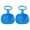 Blue, variant on Cheers.US 2 Pieces Set Toys Winter Sports Snow Sled Board Anti-skid Design with Stable Base Handle Design for Children and Kid's