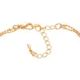 thumbnail image 3 of WEIS Cheville Initiale en Cristal Double Ligne avec Strass, 3 of 6