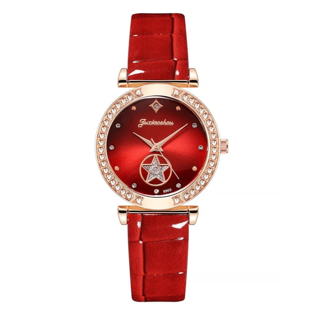 Reloj de pulsera de moda para mujer, de cuarzo, para uso diario. Incluye caja de regalo.