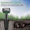 thumbnail image 2 of 4 Pack Solar Mole Repeller Stakes - Ultrasonic Mole Repeller - Solar Powered Mole Removal For Moles, Snakes, Voles, Gophers And Other Animals, 2 of 5