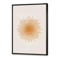 thumbnail image 2 of Designart Orange Sun Print II FLOAT FRAME WALL ART, 2 of 4