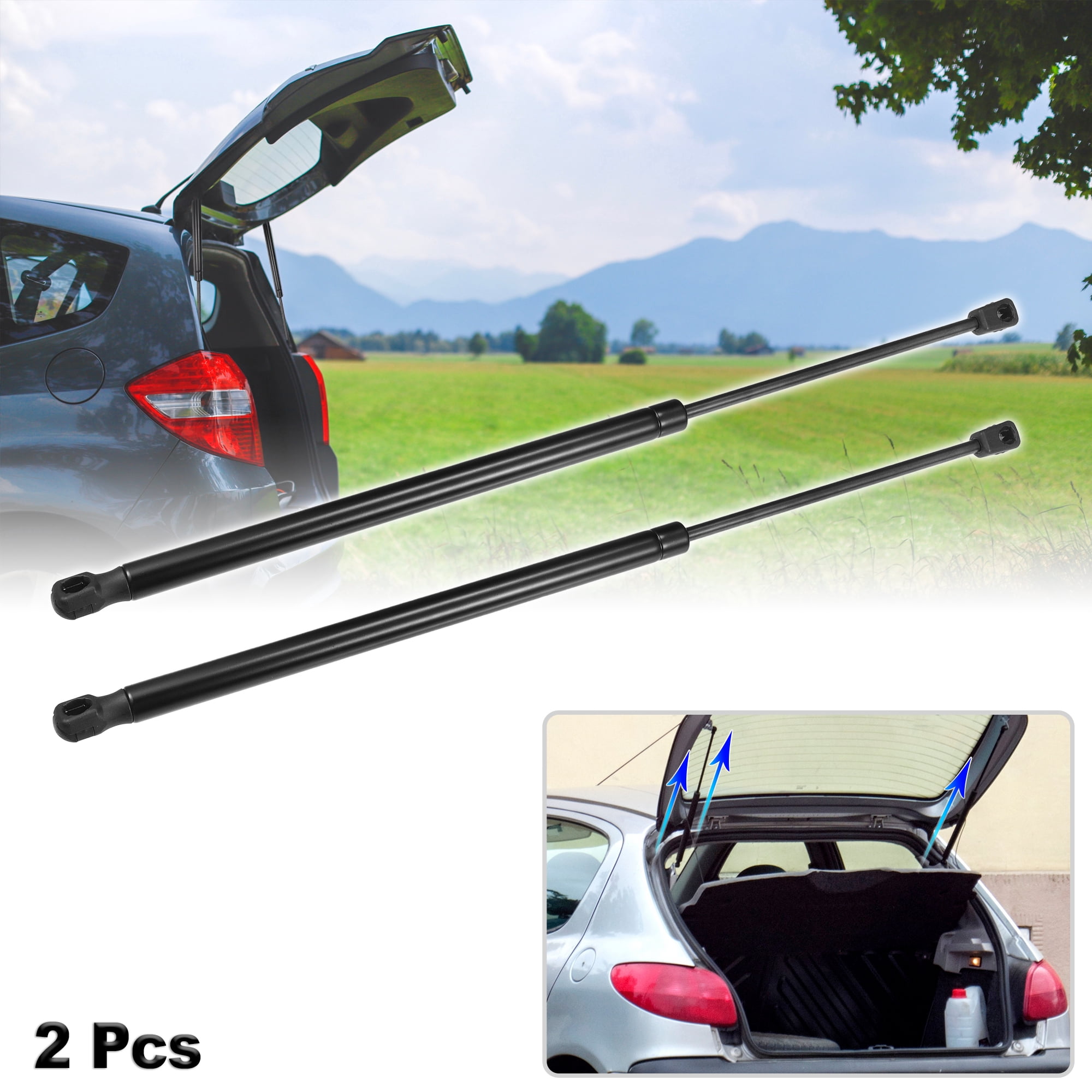 Unique Bargains 2Pcs Rear Hatch Lift Supports Struts for Opel Meriva 2003-present