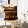 thumbnail image 5 of LALILO Throw Pillow Covers Old Wood Wooden Wood Backdrop Board Cushion Cover 18" x 18", 2 Pack, 5 of 6