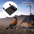 thumbnail image 4 of Soidarity Camping silla bolsa reposabrazos soporte de almacenamiento portátil al aire libre senderismo pesca playa viaje bolsa colgante bolsillo negro carpas Negro Soidarity OD025847-01, 4 of 6