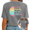 1-Gray, variant on Giffimy Women's Brown Rainbow Brain Back Print Tee Vintage Washed T-Shirt Short Sleeve Relaxed Fit Top