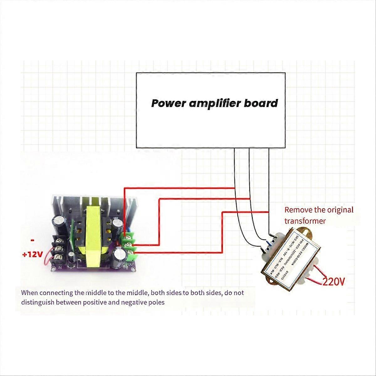 Audio Module Single DC 12V to ± 12V Subwoofer Car Audio | Walmart en línea