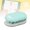 Green, variant on 3 Hole Puncher, Manual Hole Punching Machine Handheld DIY Paper Punch for Home Office Dorm