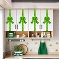thumbnail image 2 of St. Patrick's Day Cabinet Ribbons Bows Green Ribbon Cabinet Door Bows for Christmas Festive Party Supplies, 2 of 8