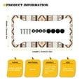 thumbnail image 2 of Renewold Southwest American Tribal 2 Pack License Plate Frame, Universal Aluminum Car Accessories for Front and Rear License Plates, Auto Decoration for Men Women, Brown Yellow, 2 of 7