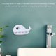 thumbnail image 5 of Yuarrent Estante de almacenamiento Estante de baño impermeable de plástico Soporte organizador de drenaje montado en la pared Juegos de accesorios de baño, 5 of 6