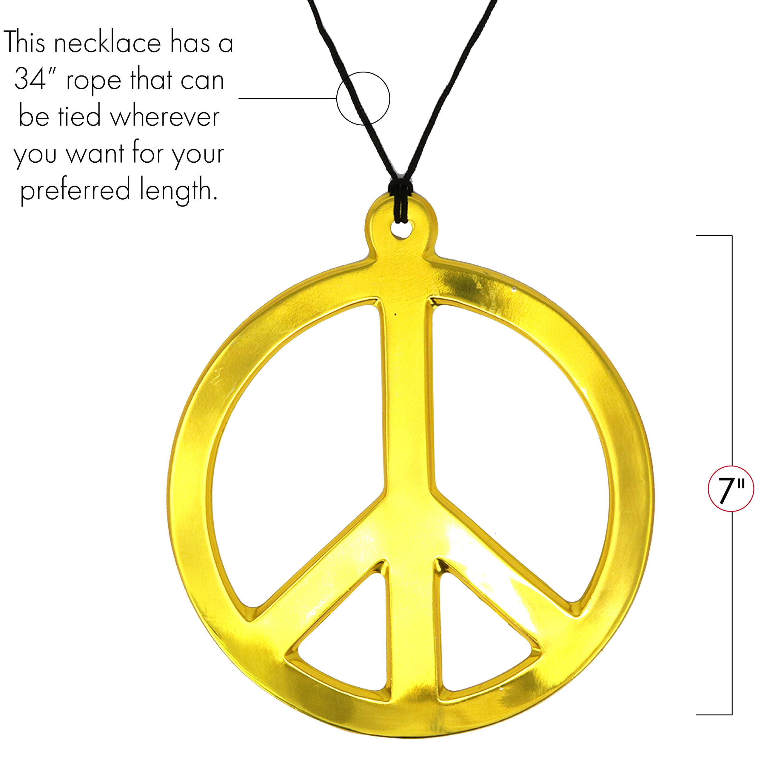 2pcs Men Peace Sign Necklace Pendant Symbol Stainless Steel PU Leather  Chain Set | eBay