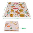 thumbnail image 5 of 51" Splat Mat for Under High Chair, Waterproof Floor Splash Mat for Dropping Food, Food Floor Mat for Kids & Pet, 5 of 7