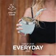 thumbnail image 3 of Set de Copa para Yerba Mate BALIBETOV Acero Inoxidable 280 ml Azul, 3 of 7