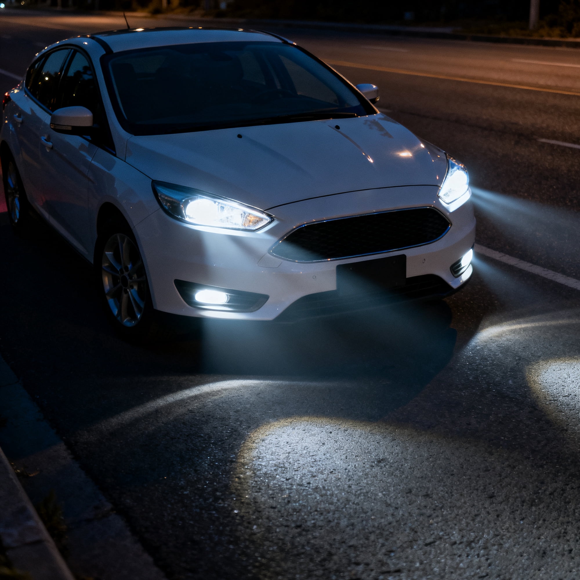 For Ford Focus 2012-2018 LED Headlights High Low Beam Fog Light Bulb H1 H11 H11 6X