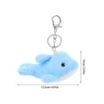 thumbnail image 2 of Dayesque Adorable Dolphin Plush Toy Keychain Dolphin Doll Pendant Cute Ocean Keychain Multi-Use Plush Keyring Purse Charm Stuffed Animal Keyring, 2 of 8