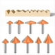 thumbnail image 5 of Juego de Cuchillos en Forma de V con de 8 mm, Cuchillos para Grabado por Computadora 3D, Cuchillos para Trabajar la Madera, Cortadores de Fresado en Forma de V, 5 of 5