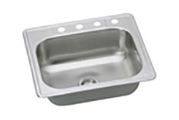 Proflo PFSR252263A Bealeton 25" Drop In Single Basin Stainless Steel Kitchen Sink -