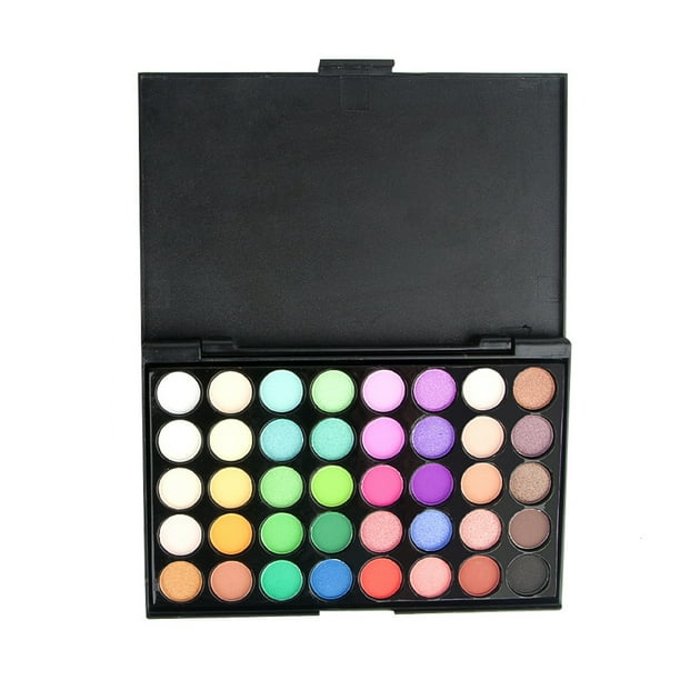 Paleta de maquillaje Rainbow Matte and Shimmer Eyeshadow Palette.