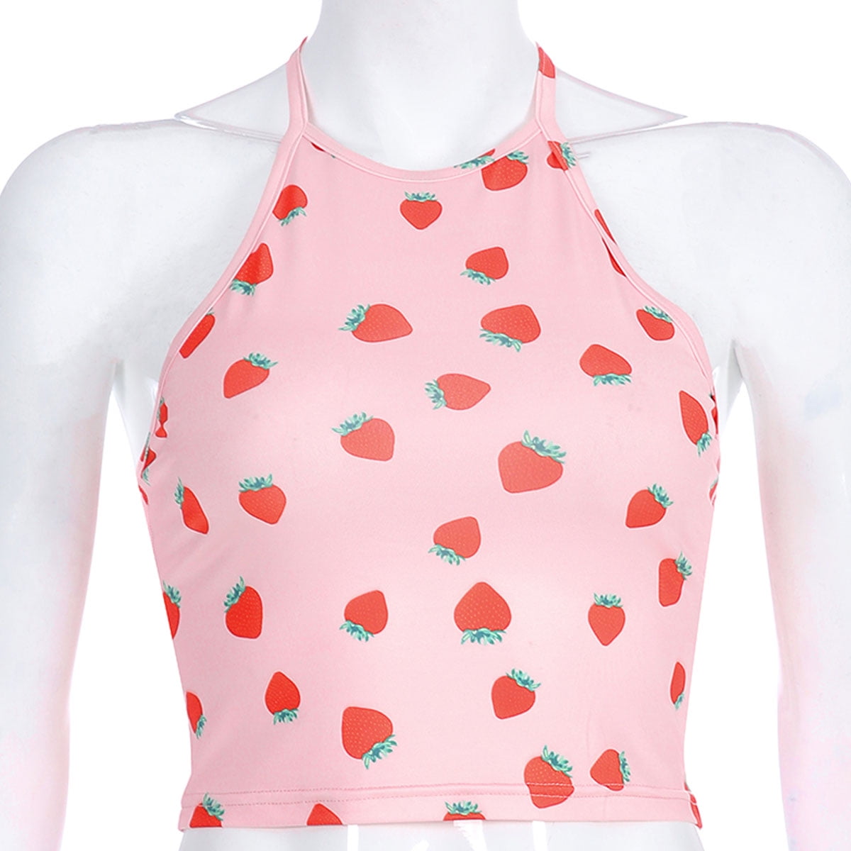 Pink strawberry tank top Clearance