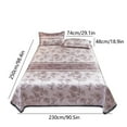 thumbnail image 2 of Harlier Satin Sheets Full [3-Piece, Green] Hotel Luxury Silky Bed Sheets - Extra Soft Microfiber Sheet Set, Wrinkle, Fade, Stain Resistant, Machine Washable Flat Sheet & Pillow Cases, 2 of 6