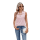 thumbnail image 3 of Camisetas Sin Mangas con Cremallera para Mujer, Color Rosa, Talla S, 3 of 10