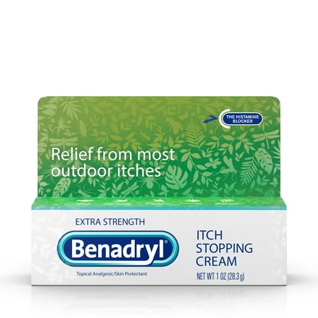 Benadryl Extra Strength Itch Relief Cream, Topical Analgesic, 1 oz
