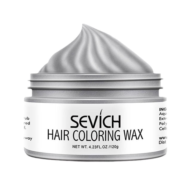 Wartleves Tinte para el cabello unisex desechable con cera de barro para peinar, el mejor colorante para el cabello DIY