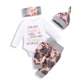 thumbnail image 1 of Renotemy Ropa De Invierno Para Niña Pequeña, Trajes De Otoño Y Primavera, Top Con Volantes De Manga Larga Y Pantalones, 3 Uds., Ropa Bonita Para Niña De 12 A 18 Meses, 1 of 5