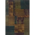 thumbnail image 3 of Oriental Weavers Kharma II 703X4 Blue/Green Geometric Round Indoor Area Rug, 3 of 3