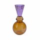thumbnail image 1 of Abbraccia Candelabro de cristal colorido, portavelas elegante, decoración de bodas, regalo festivo, 1 of 6
