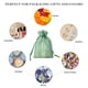 thumbnail image 5 of Bolsas de organza QIANF, color verde salvia, 15 x 15 cm, para regalos de boda, 20 unidades, 5 of 6