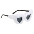 thumbnail image 2 of de Sol en Corazón de Felpa, Anteojos de Protección de de Sol para Viajes de Disfraces negro BLESIY Gafas de sol en forma de corazón, 2 of 7
