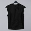 thumbnail image 5 of Mens Cotton Linen Tank Tops, Sleeveless Shirts for Men Summer Big and Tall Casual Loose Fit Solid Color Crewneck Tanks, 5 of 5