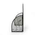 thumbnail image 7 of Melik Modern Iron Fireplace Screen, Matte Black, 7 of 7