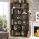 thumbnail image 2 of Estantería de esquina Armocity, 7 niveles, Etagere, roble gris, 2 of 8