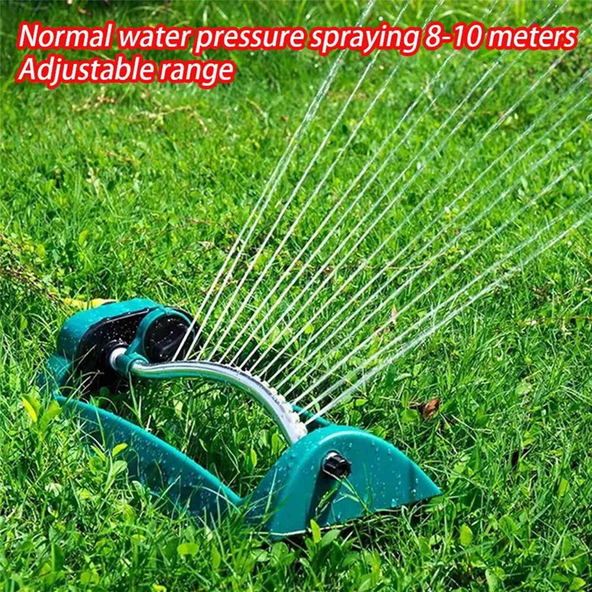 2X Garden Sprinklers Automatic Watering Grass Swing Nozzle Lawn Sprinkler Garden Lawn Forestry Irrigation Watering Tool
