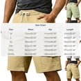 thumbnail image 3 of Sevevn Men's Cargo Shorts Elastic Waist Drawstring Multi-Pocket Quick Dry Casual Utility Shorts, 3 of 9