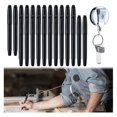 thumbnail image 2 of 24pcs Count Permanent Markers, Fine Point Tip Black Permanent Marker Pens With Retractable Pen Holder, 2 of 5
