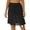 50cm Black, variant on Jhaoyu Women's Half Slips Underskirts Short/Long Satin Petticoat Under Dress Elastic Waist Skirt Lingerie 60cm White XL