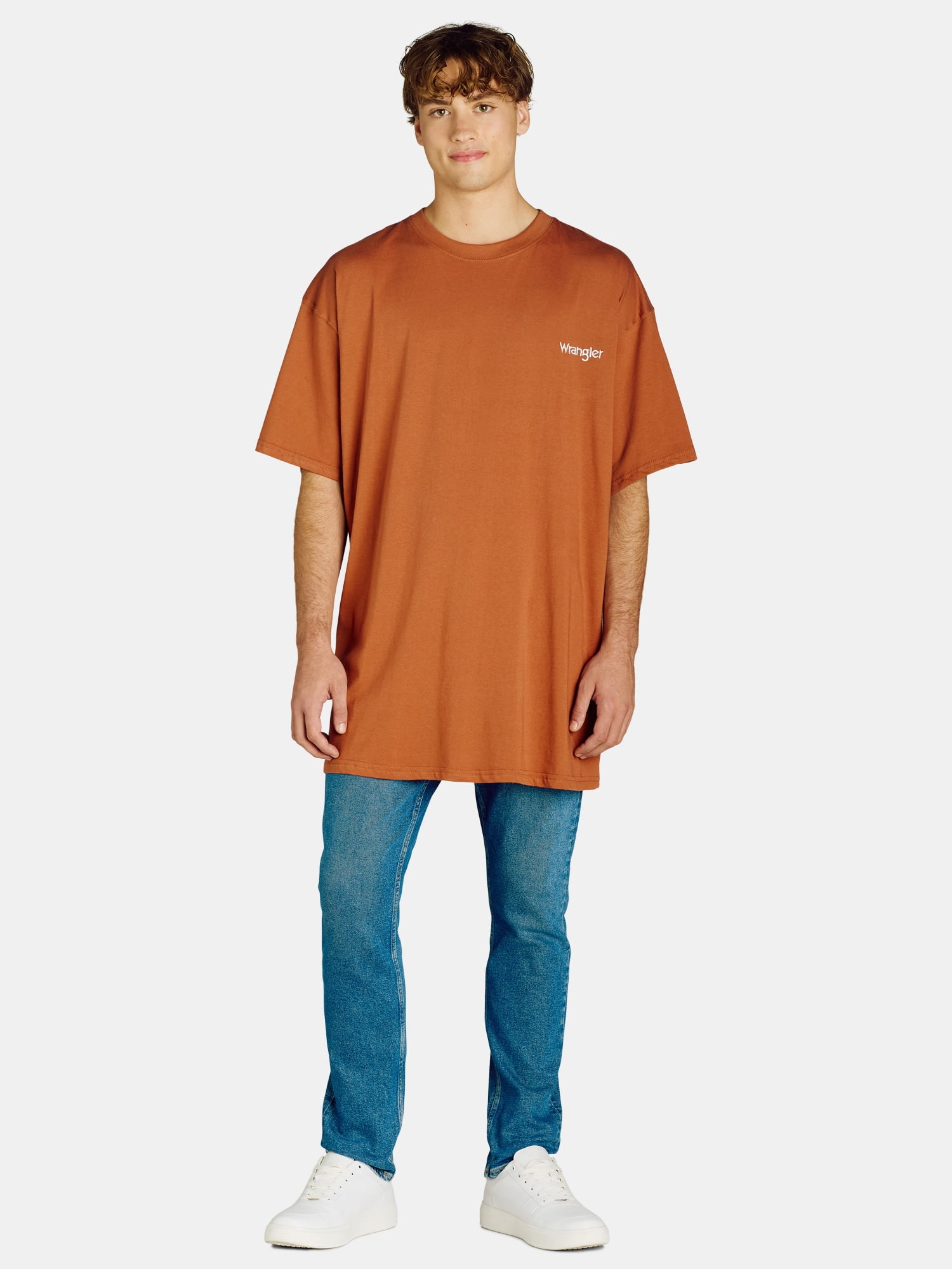 Wrangler Men’s Big and Tall Logo T-Shirt, Sizes 1XL-6XL