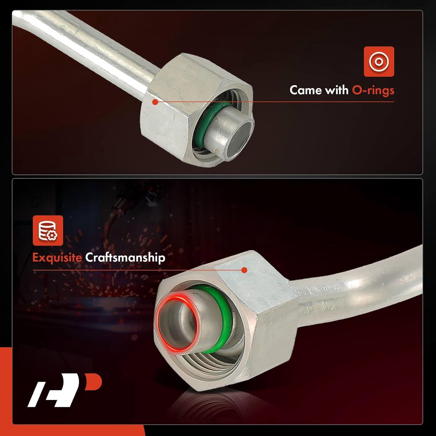 A-Premium A/C Liquid Line Hose Assembly Compatible with Toyota Tacoma, 1999 2000, Condenser to Evap, w/o Orifice Tube