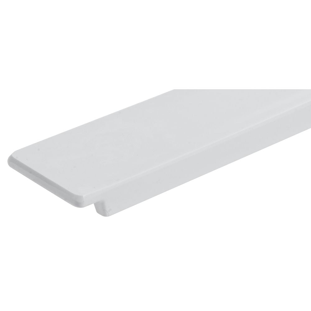 HUBERT White Melamine Spacer Bar - 2"W x 20 7/8"L