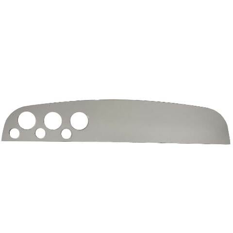 Godfrey Pontoon Boat Blank Gauge Panel 260233 | 41 1/2 Inch Silver