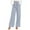 Blue, variant on Baqcunre Women Large Size Casual Pants Polyester Loose Cropped Pants Wide Leg Pants,Size L,Wide Leg Pants Woman,Palazzo Pants for Women,Y2K Pants,Women's Pants,Women Clothing,Blue
