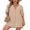 Apricot, variant on Ekouaer Bathing Suit Cover Up for Women V Neck Button Down Swimsuit Coverup Beach Dress Shirt White M Off-white