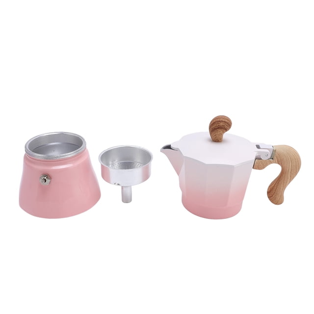 150ml Aluminum Coffee Pot,Coffee Machine Single Valve Brewing Tool for Lovers Beginner Everyday Use